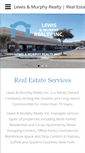 Mobile Screenshot of lewisandmurphyrealty.com