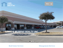 Tablet Screenshot of lewisandmurphyrealty.com